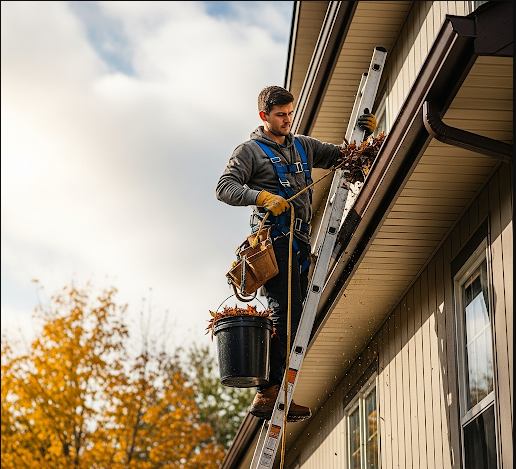 8. le nettoyage des gouttières au Québec