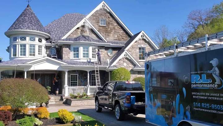 Lavage haute pression résidentiel Vaudreuil Dorion